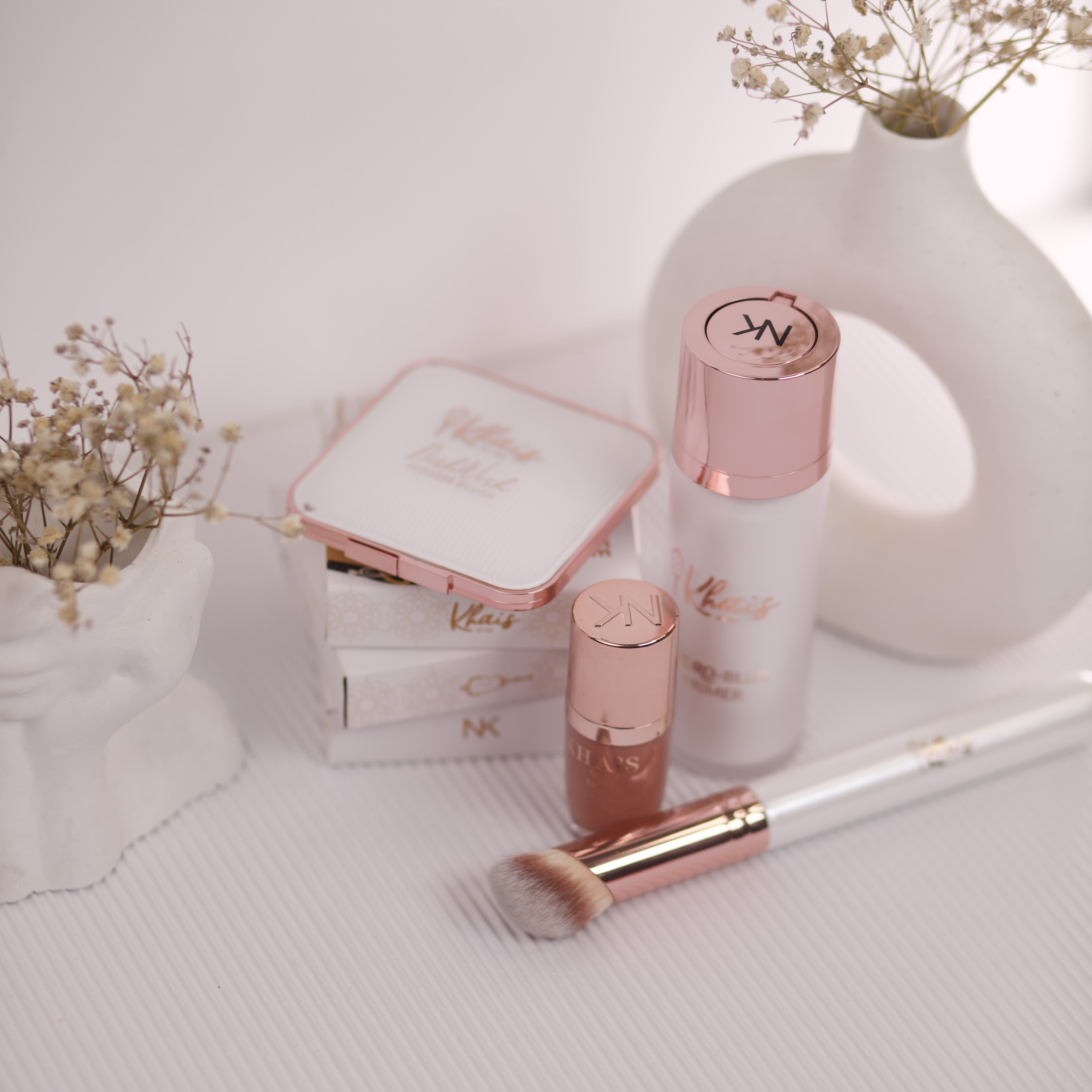 HydroBlur Primer | Blush | Brush & Lipstick Bundle