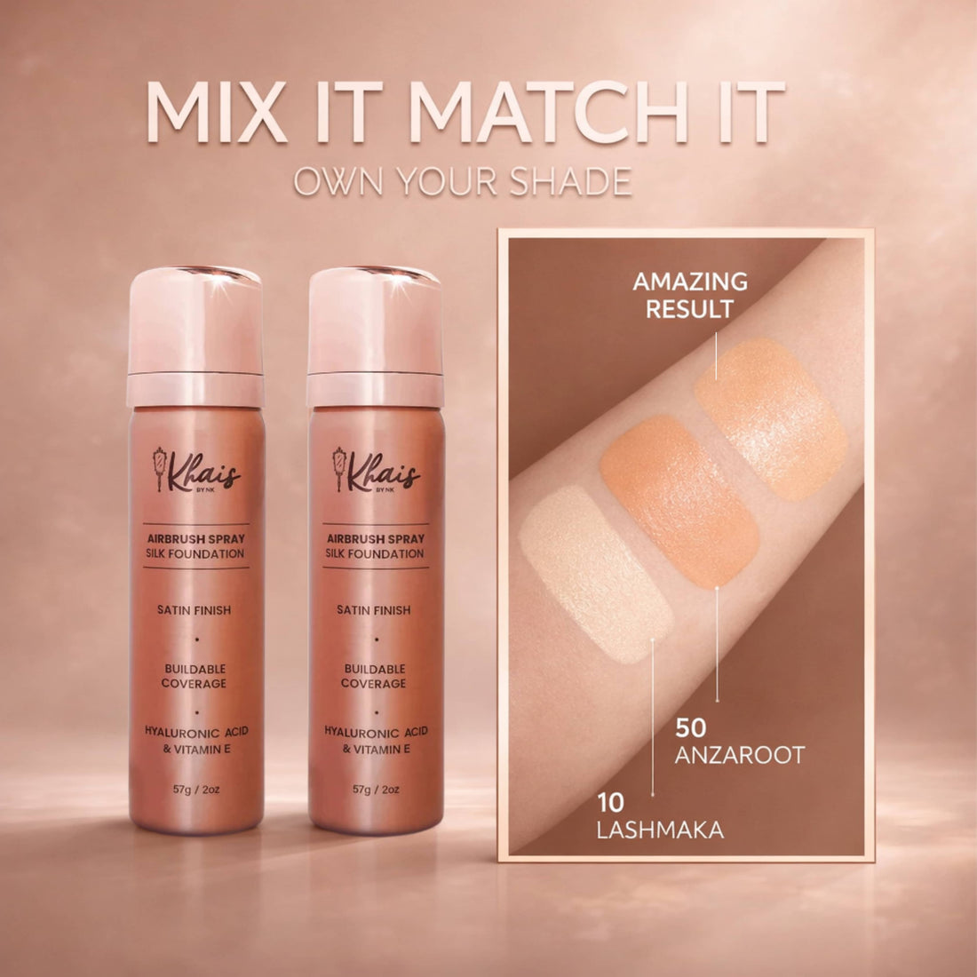 Mix it Match it 10-Lashmaka + 50-Anzaroot Shade