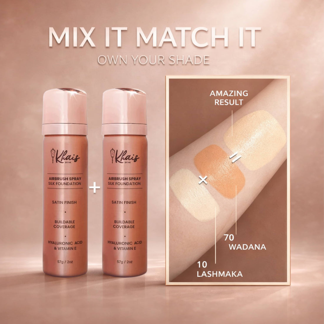 Mix it Match it 10-Lashmaka +70-Wadana Shade