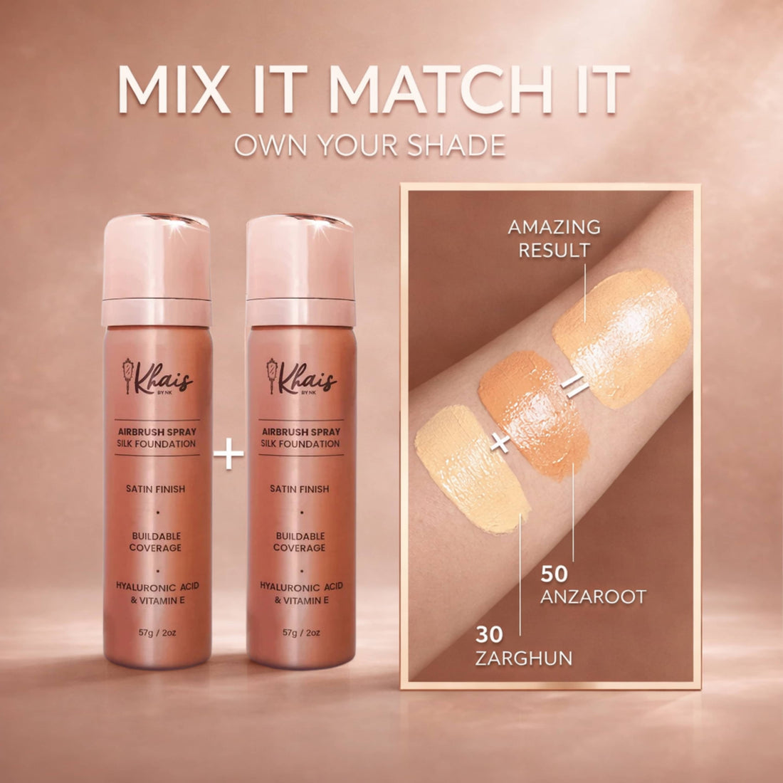 Mix it Match it 30-Zarghun + 50-Anzaroot Shade