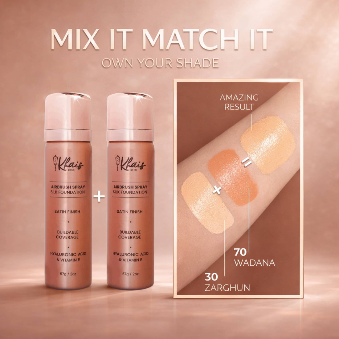 Mix it Match it 30-Zarghun + 70-Wadana Shade